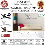 INCLUSIVE OF INSTALLATION for FANCO B-STAR DC Motor Ceiling Fan with 3 Tone LED Light Kit and Remote Control