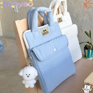 LUOYAO1 13/14/15/15.6 inch Computer Bag, 13inch/14inch/15inch Plush Laptop Bag,  Shockproof Soft Lap