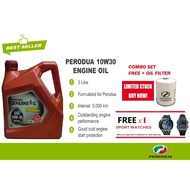 PERODUA 10W30 ENGINE OIL 3L MINYAK HITAM MINERAL 10W-30 MINYAK ENJIN ( VIVA / KENARI / KELISA / MYVI