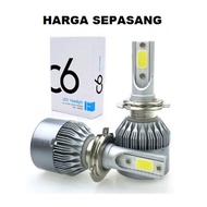 LED Car Headlight C6 SILVER H1 H3 H4 H7 H11 HB3 HB4 MAK