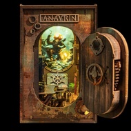 Halom book nook diy submarine model falls