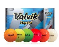 【青松高爾夫】Volvik Crystal 水晶 3層彩色球 (.黃.綠.粉.橘色)