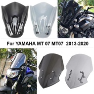 LJBKOALL for MT 07 MT07 Front Windshield Windscreen for YAMAHA MT 07 MT07 Windshield Wind Deflector 