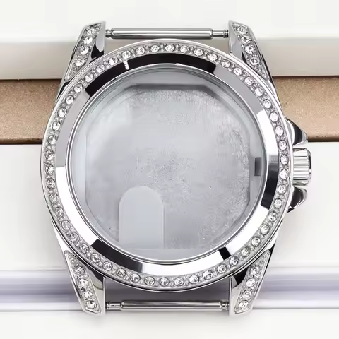 32mm Women’s Watch Case Stainless Steel For VX3J Miyota 6P29 Quartz Movements Watch Modified Accesso