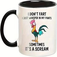 Chicken Rooster Hen Ceramic Coffee Mark Cup Tea Cup Turkey I May Look Calm Mu 【3D】