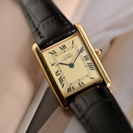 Cartier Tank Must Roman numeral dial 卡地亞手錶，石英，走時正常，連原裝盒
