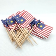 10PCS CAKE TOPPER BENDERA FLAG MALAYSIA