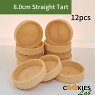 8.0cm straight tart shell 12pcs/8cm kulit tart shell lurus 12pcs/hokkaido tart shell 12pcs/readymade