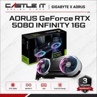 Gigabyte NVIDIA GeForce RTX 5080 AORUS Infinity 16GB GDDR7 Graphics Card