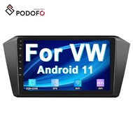 Podofo 10.1" Android 13 Car Radio For VW Magotan 2016 2017 Autoradio Carplay Android Auto GPS Wifi Hifi Audio FM RDS