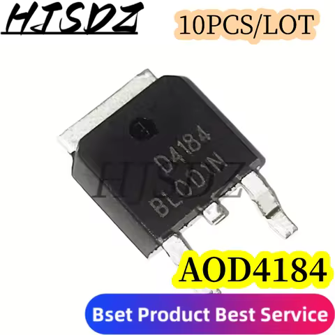 10PCS AOD4184 D4184 TO-252 AOD4185 D4185 AOD2606 D2606 AOD2810 D2810 AOD2908 D2908 AOD2910 D2910 AOD