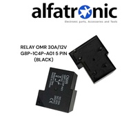 RELAY OMR 30A/12V G8P-1C4P-A01 5 PIN (BLACK)