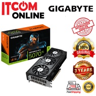 GIGABYTE NVIDIA RTX5070TI 16GB GDDR7 256BIT WINDFORCE 3X OC V2 GRAPHIC CARD (GV-N507TWF3OCV2-16GD)