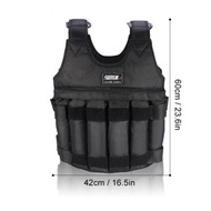 Retail Loading Weighted Vest 20Kg Adjustable Weight Boxing Training Waistcoat Workout Fitness Equipm