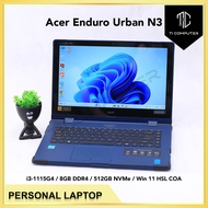 Acer Enduro Urban N3 Intel Core i3-1115G4 8GB RAM 512GB NVMe SSD Win 11 HSL Refurbished Laptop