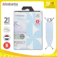 Brabantia Ironing Board Cover B, 124 x 38 cm, with Foam - Fresh Breeze