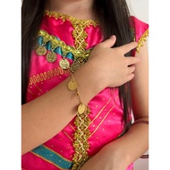 Diwali bracelet and hair accessories / Diwali kids costume/ Diwali dress / Diwali party