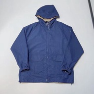 日本預訂 the north face purple label indigo mountain wind parka 刺繡logo 戶外機能 牛仔外套風褸
