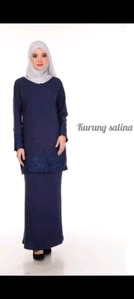 Baju Kurung Salina Lace Plus Size..Size S-5XL