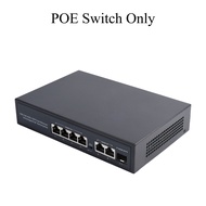 100/1000Mbps Standard POE Switch 4 Ports + 2 Uplink Ports + 1 SFP Port Ethernet Switch For IP Camera