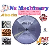 AKODA 350mm/14" 120 Teeth TCT Aluminium Saw Blade ALT350120/Akoda Aluminium Blade