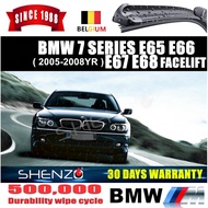 BMW E65 wiper BELGIUM 7 SERIES FACELIFT E66 E67 E68 2005-2008YR 25"+25" Front Wiper Blade SHENZO