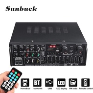 MKC KIMISO Penguat Daya Sunbuck 2000W Home Theater Karaoke Amplifier Bluetooth 2 Saluran Audio Stere