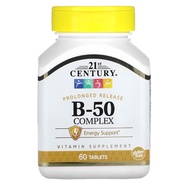 21st Century, B-50 Complex, Prolonged Release, 60 Tablets