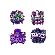 Bazzi Sticker Super Cool Waterproof Sun-Resistant