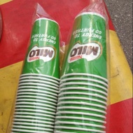 Cup Milo 12 oz 100pcs + lids 100pcs RM18.90
