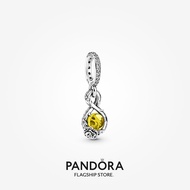 Pandora x  Disney Belle Infinity &amp; Rose Flower Pendant