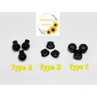 (5PCS)Kunci Tali Beg Bulat Tali Seluar Cord Track Suit Rope Stopper