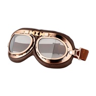 New stock Harley glasses, go kart retro silver frame antique copper goggles, motorcycle windproof pr