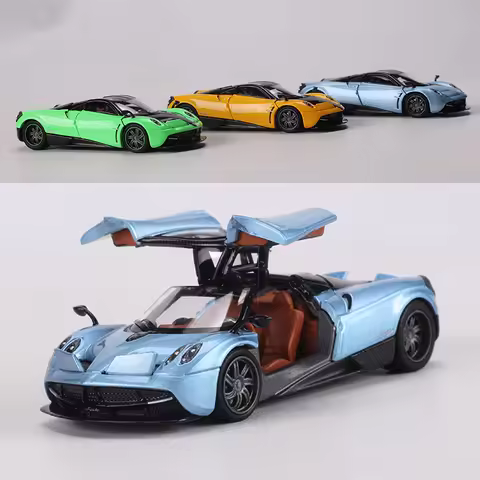 HKM 1:64 Huayra Diecast Alloy Model Car Can Open The Door And The Hood