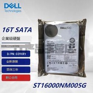 DELL ST16000NM005G 039XRY 16T SATA 512E 7.2K 3.5寸企業級硬碟