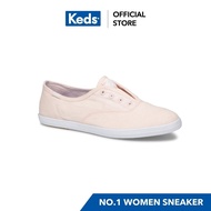 KEDS WF61906 CHILLAX SEASONAL SOLIDS ROSE Women's slip-on sneakers Pink good