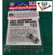 Tamiya 13mm Aluminum Ball-Race Rollers (Ringless) Item 15437
