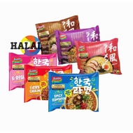 Premier Indomie Korea Japan Series Mee Segera Halal( Premium Indomie Instant Noodle)