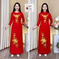 High Quality Embroidered Ao Dai, Party Ao Dai, Photography Ao Dai, Middle-Aged Ao Dai, Ao Dai for Mo