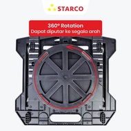 New Starco 2 in 1 Foldable Laptop Stand Holder Hp Tablet Stand Meja