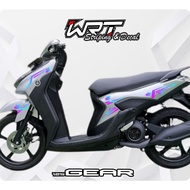 Mio Gear Transparent Striping-Lis Mio Gear- Mio Gear Rainbow Sticker