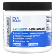 Evlution Nutrition L-Arginine + L-Citrulline - Endurance + Workout Performance Supplement - 2000mg C