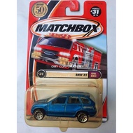 Matchbox bmw X5 Matchboxbiru bmw X5 blue Matchbox 2002 bmw X5 Matchbox Cool Rides bmw X5 Matchbox Co