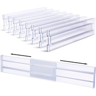 Drawer Dividers Organizer Adjustable Kitchen Drawer Organizer Clear Drawers Storage Separators