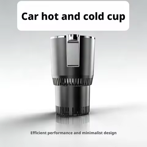 Suitu Car Cup Cooler & Warmer 2 in 1 Fast Cooling Heating Mug Smart Temperature Control 12V Universa