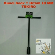 HITAM Tekiro 19 MM T Socket Wrench - 19MM Black T Socket