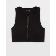 OFFLINE BY AERIE XTRA ZIPPER LONGLINE SPORTS BRA