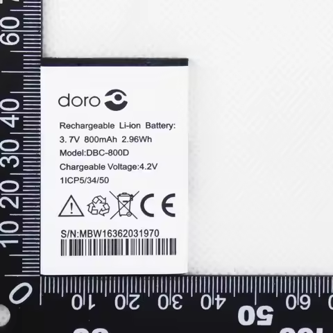 3.7V 800mAh DBC-800D Battery For Doro 500 506 508 509 510 515 6520 6030 Wireless router Batteries