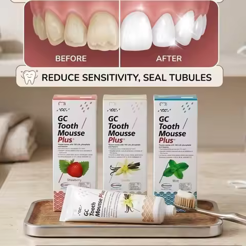 Original GC Tooth Mousse Kids Fluoride Paste Adult Oral Care Cavities Caries Protection Anti-cavity 