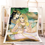 daughters of the nile throw blanket double-sided warm flannel cashmere customize all sizes